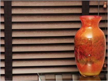 Persiana Horizontal - Madeira e Sintética - 50mm - Belinha Decorações