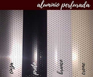 Persiana Alumínio Horizontal - 25mm ou 50mm - Perfurada - Belinha Decorações