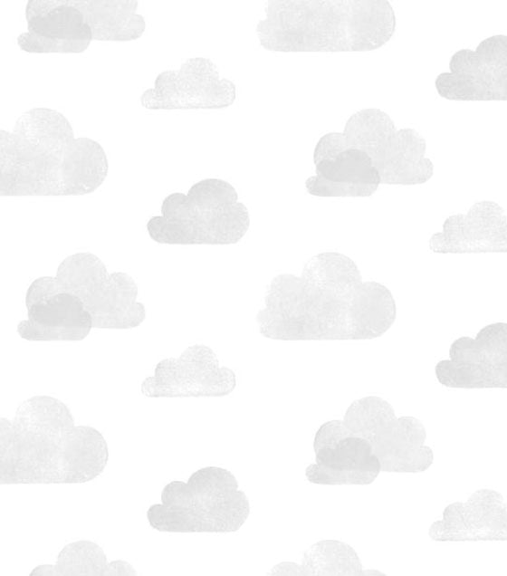 Papel de Parede- Little Bandits- Nuvens - Belinha Decorações